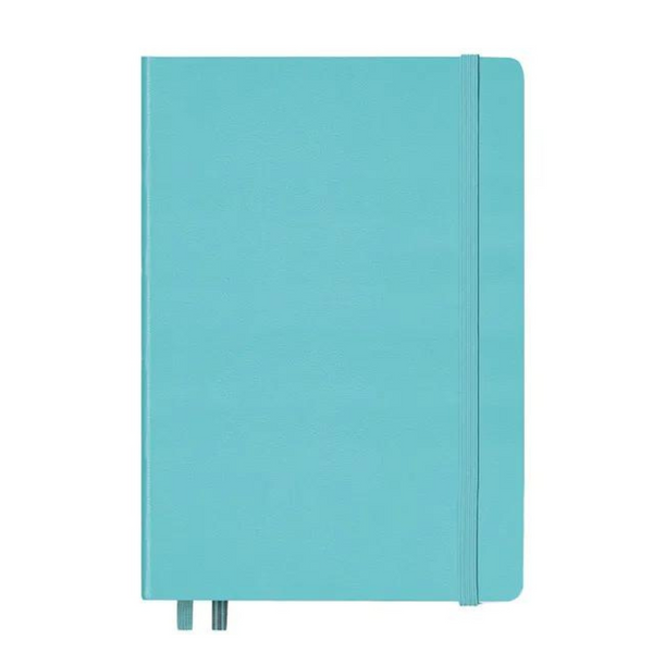 Load image into Gallery viewer, Leuchtturm1917 A5 Medium Hardcover Notebook - Dotted / Aquamarine
