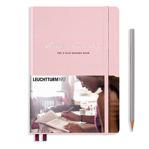 Load image into Gallery viewer, Leuchtturm1917 Some Lines A Day A5 Medium Hardcover Notebook - Powder
