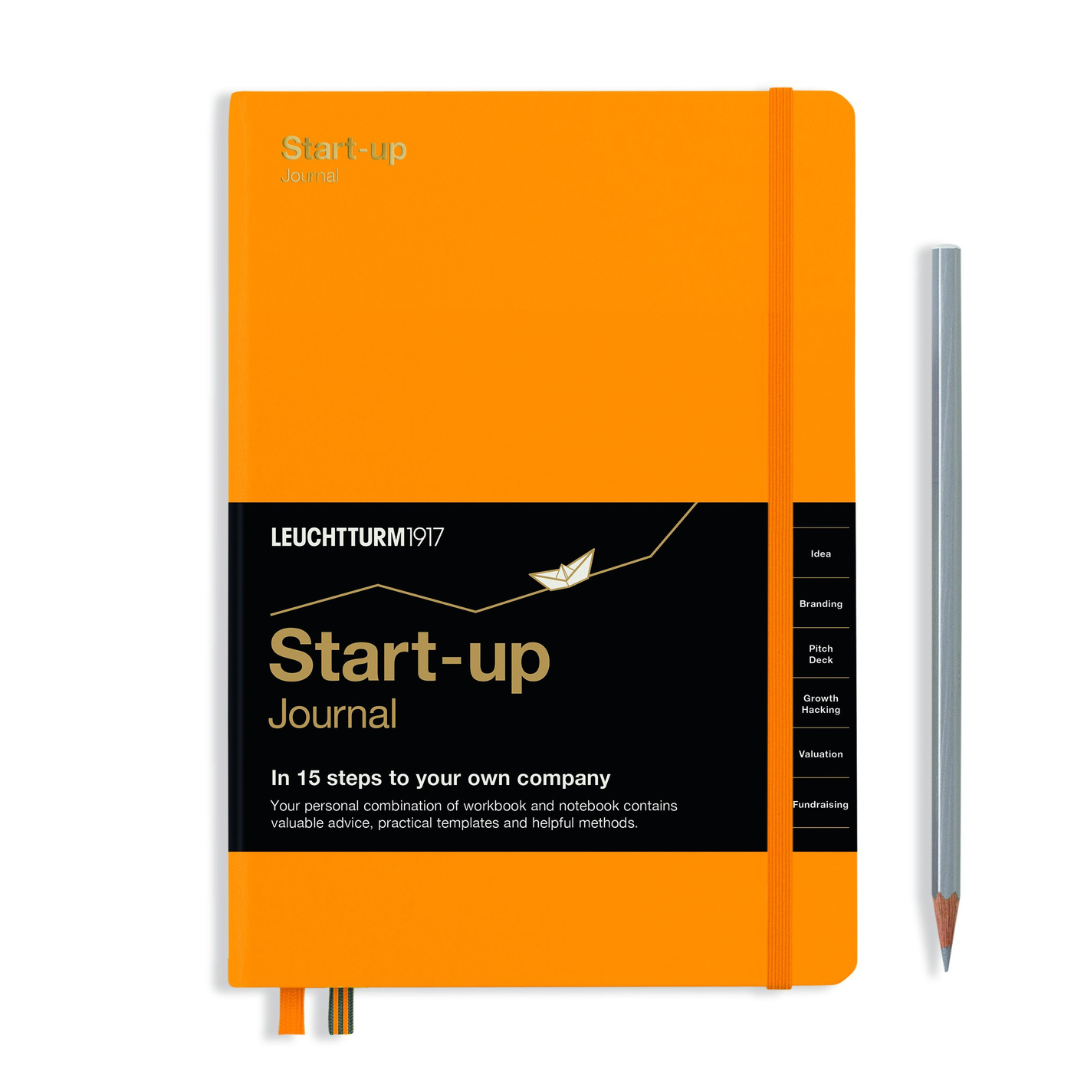 Leuchtturm1917 Start-up A5 Medium Journal Hardcover Notebook in Rising Sun — Leuchtturm1917 notebook — quality writing journal with premium paper, at Cityluxe Singapore stationery store