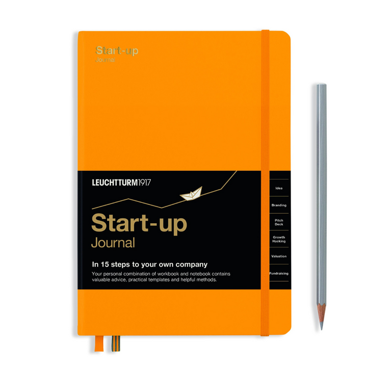 Leuchtturm1917 Start-up A5 Medium Journal Hardcover Notebook in Rising Sun — Leuchtturm1917 notebook — quality writing journal with premium paper, at Cityluxe Singapore stationery store