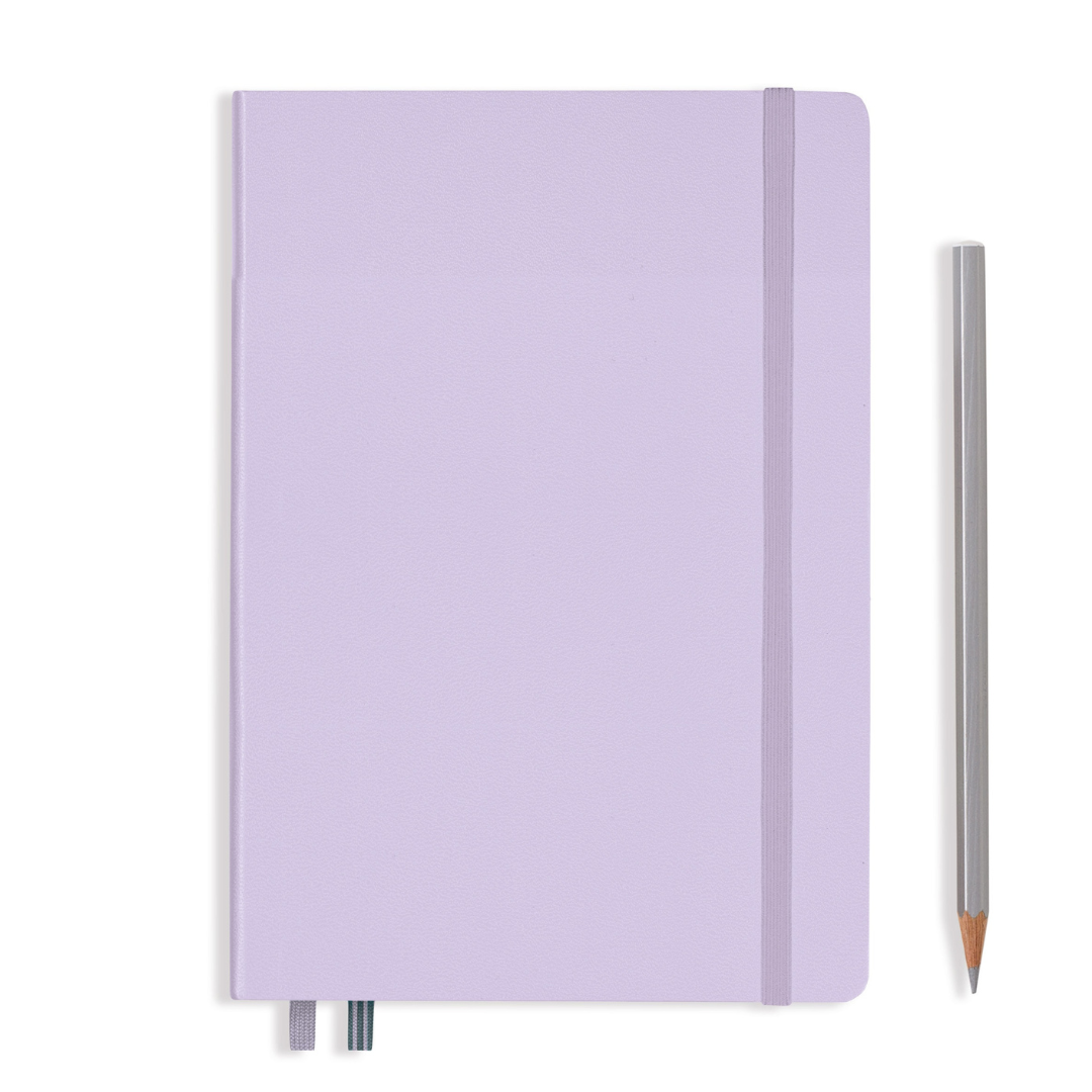Leuchtturm1917 A5 Medium Hardcover Notebook in Plain / Lilac — Leuchtturm1917 notebook — quality writing journal with premium paper, at Cityluxe Singapore stationery store