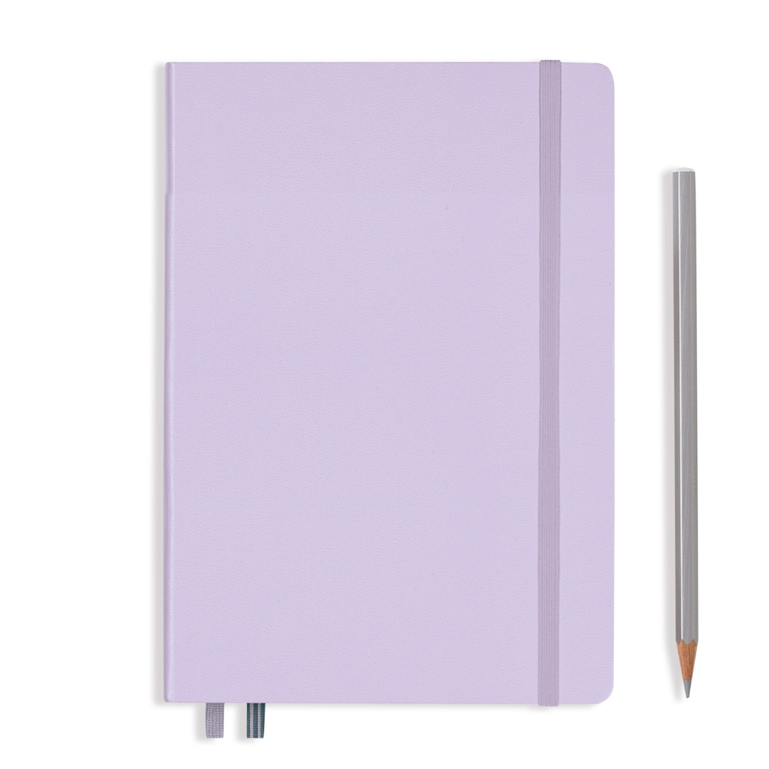 Leuchtturm1917 A5 Medium Hardcover Notebook in Dotted / Lilac — Leuchtturm1917 notebook — quality writing journal with premium paper, at Cityluxe Singapore stationery store