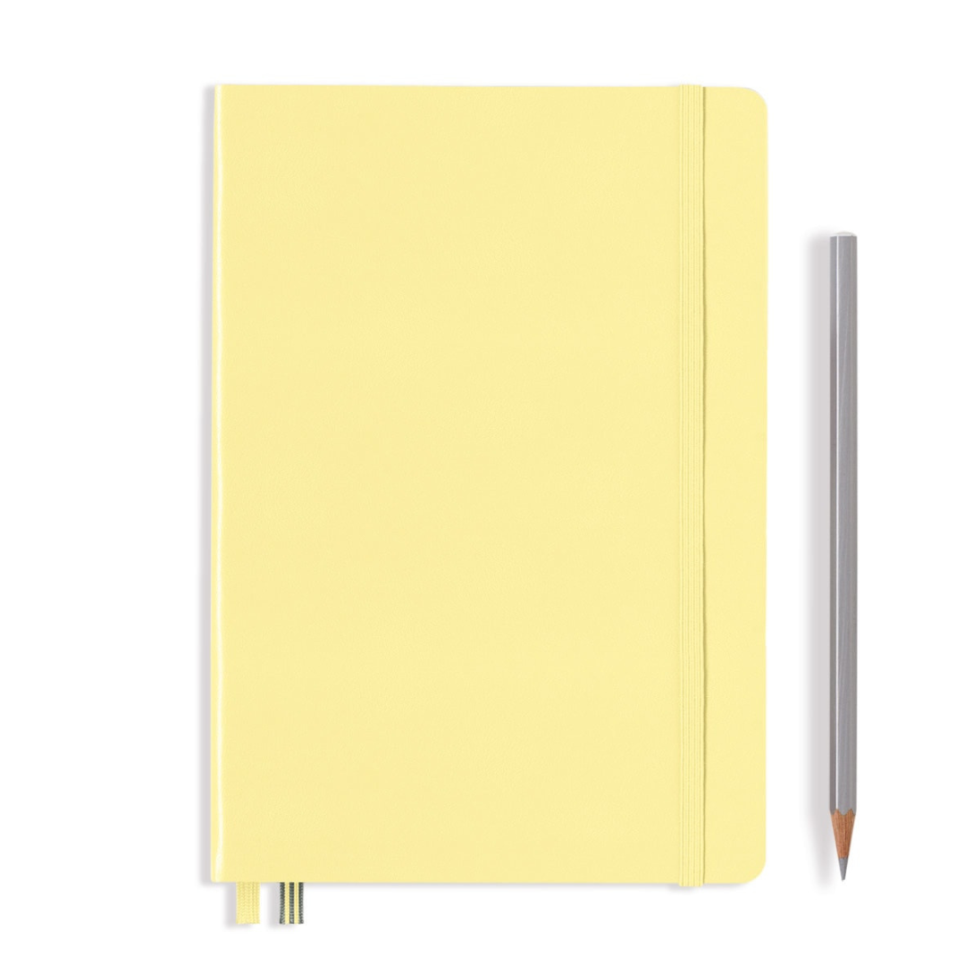 Leuchtturm1917 A5 Medium Hardcover Notebook in Plain / Vanilla — Leuchtturm1917 notebook — quality writing journal with premium paper, at Cityluxe Singapore stationery store