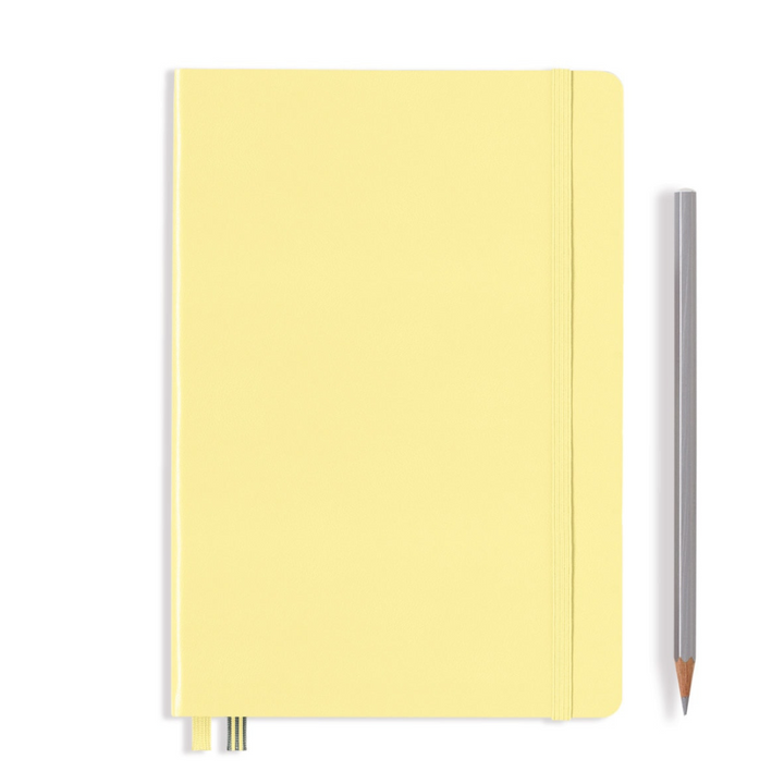 Leuchtturm1917 A5 Medium Hardcover Notebook in Plain / Vanilla — Leuchtturm1917 notebook — quality writing journal with premium paper, at Cityluxe Singapore stationery store