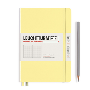 Leuchtturm1917 A5 Medium Hardcover Notebook - Dotted / Vanilla