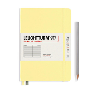 Leuchtturm1917 A5 Medium Hardcover Notebook - Ruled / Vanilla