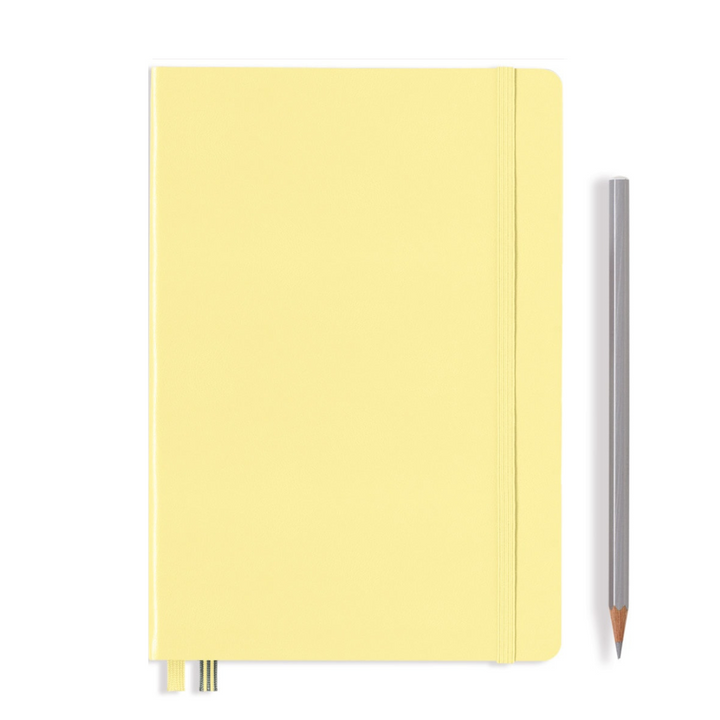 Leuchtturm1917 A5 Medium Hardcover Notebook in Ruled / Vanilla — Leuchtturm1917 notebook — quality writing journal with premium paper, at Cityluxe Singapore stationery store