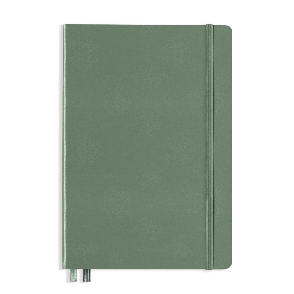 Leuchtturm1917 A5 Medium Hardcover Notebook in Plain / Olive — Leuchtturm1917 notebook — quality writing journal with premium paper, at Cityluxe Singapore stationery store