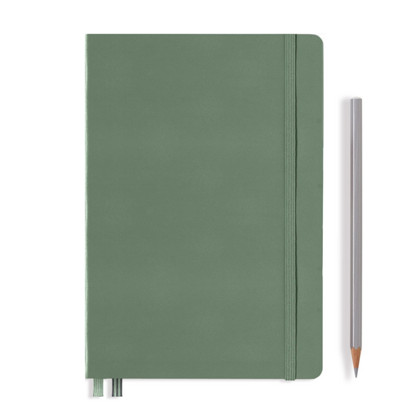 将图片加载到图库查看器，Leuchtturm1917 A5 Medium Hardcover Notebook - Dotted / Olive
