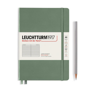 Leuchtturm1917 A5 Medium Hardcover Notebook - Ruled / Olive