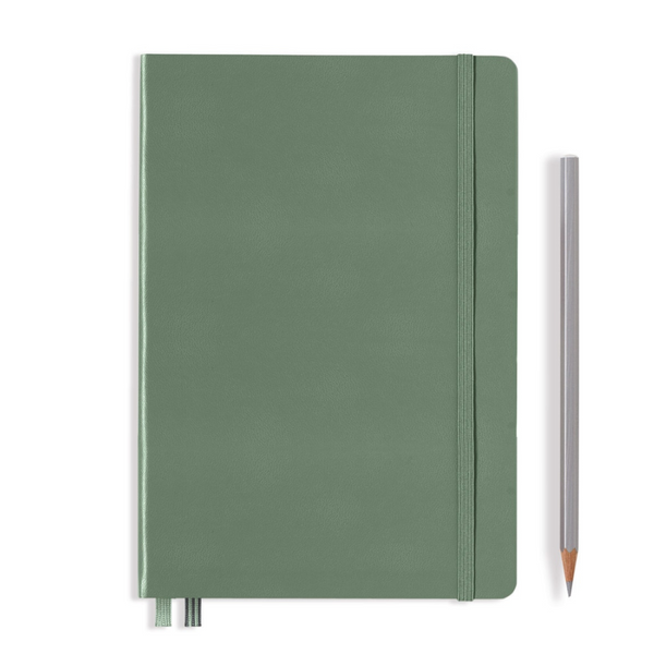 将图片加载到图库查看器，Leuchtturm1917 A5 Medium Hardcover Notebook - Ruled / Olive

