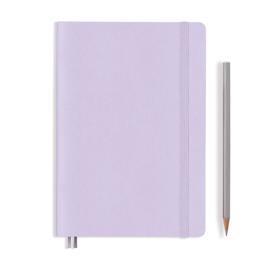 Leuchtturm1917 A5 Medium Softcover Notebook in Dotted / Lilac — Leuchtturm1917 notebook — quality writing journal with premium paper, at Cityluxe Singapore stationery store