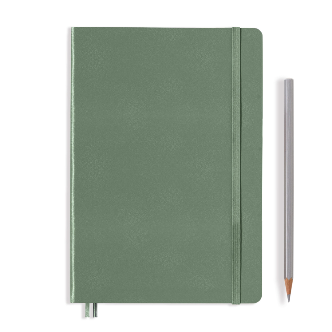 Leuchtturm1917 A5 Medium Softcover Notebook in Dotted / Olive — Leuchtturm1917 notebook — quality writing journal with premium paper, at Cityluxe Singapore stationery store