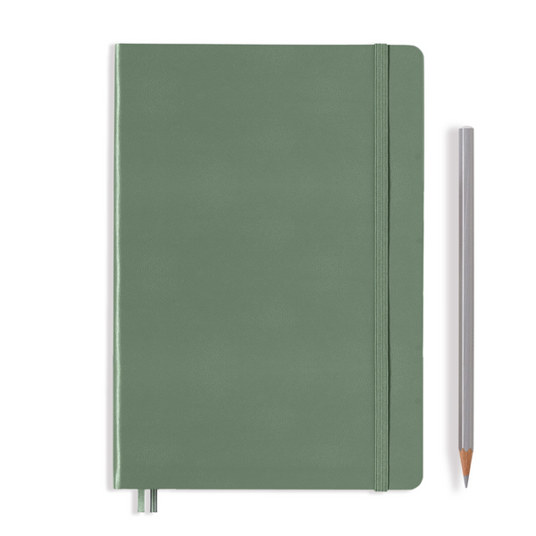 将图片加载到图库查看器，Leuchtturm1917 A5 Medium Softcover Notebook - Dotted / Olive
