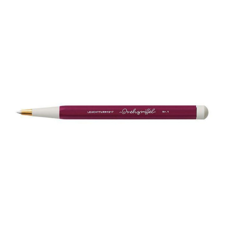 Leuchtturm1917 Drehgriffel Nr. 1 Ballpoint Pen in Port Red — Leuchtturm1917 ballpoint pen — reliable smooth-writing everyday pen, at Cityluxe Singapore