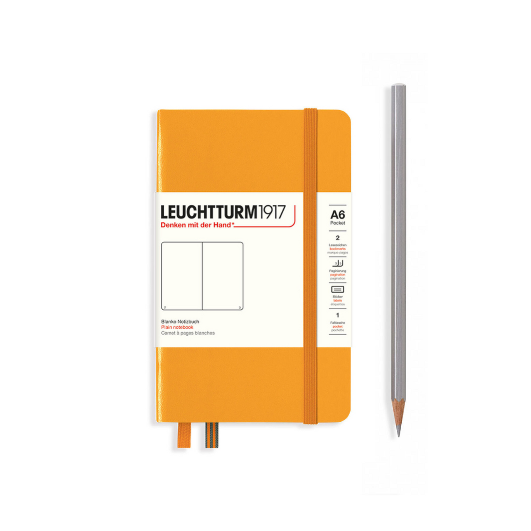 Leuchtturm1917 A6 Pocket Hardcover Notebook - Plain / Rising Sun