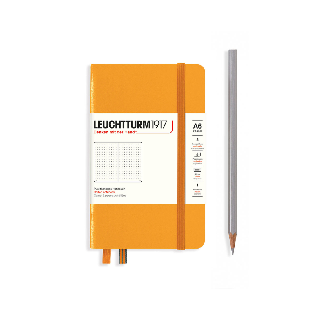 Leuchtturm1917 A6 Pocket Hardcover Notebook - Dotted / Rising Sun