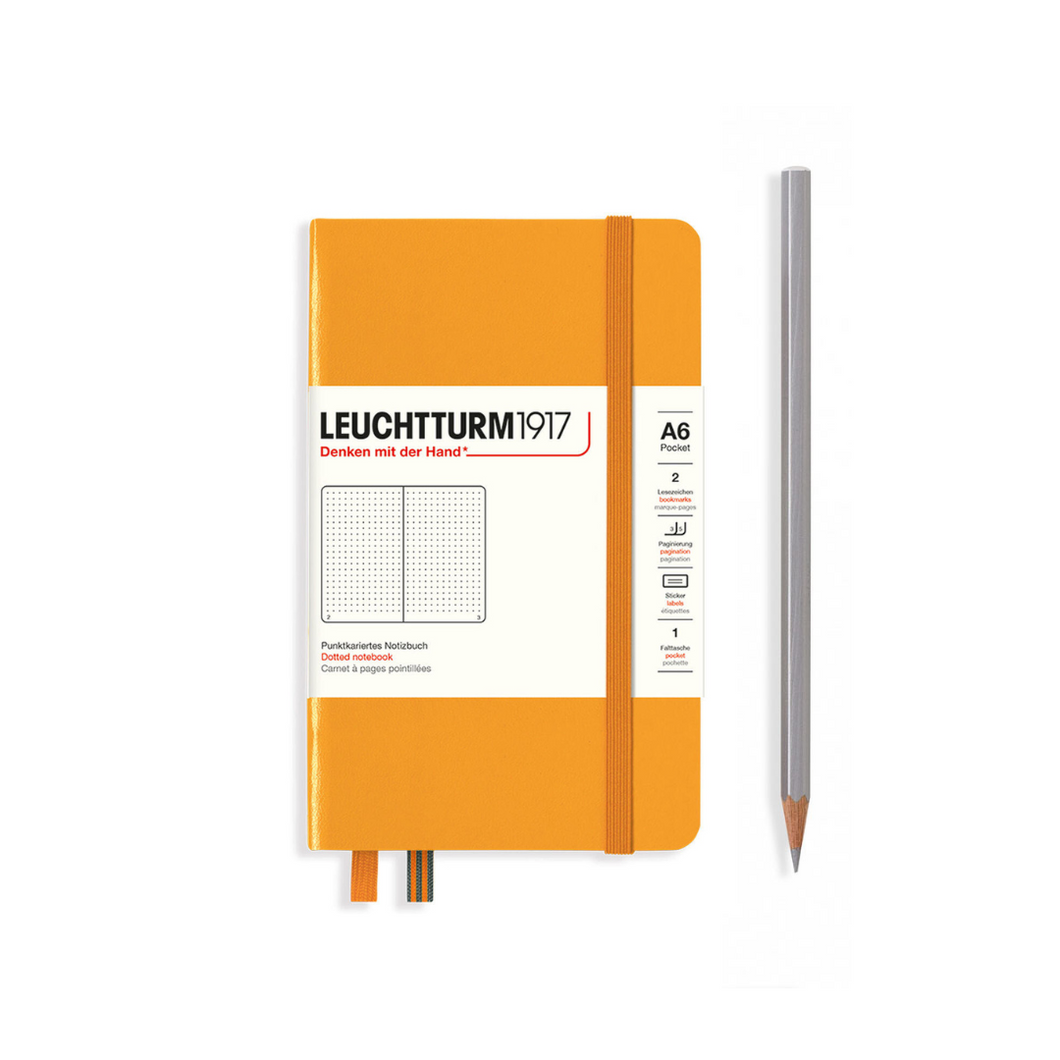 Leuchtturm1917 A6 Pocket Hardcover Notebook - Dotted / Rising Sun