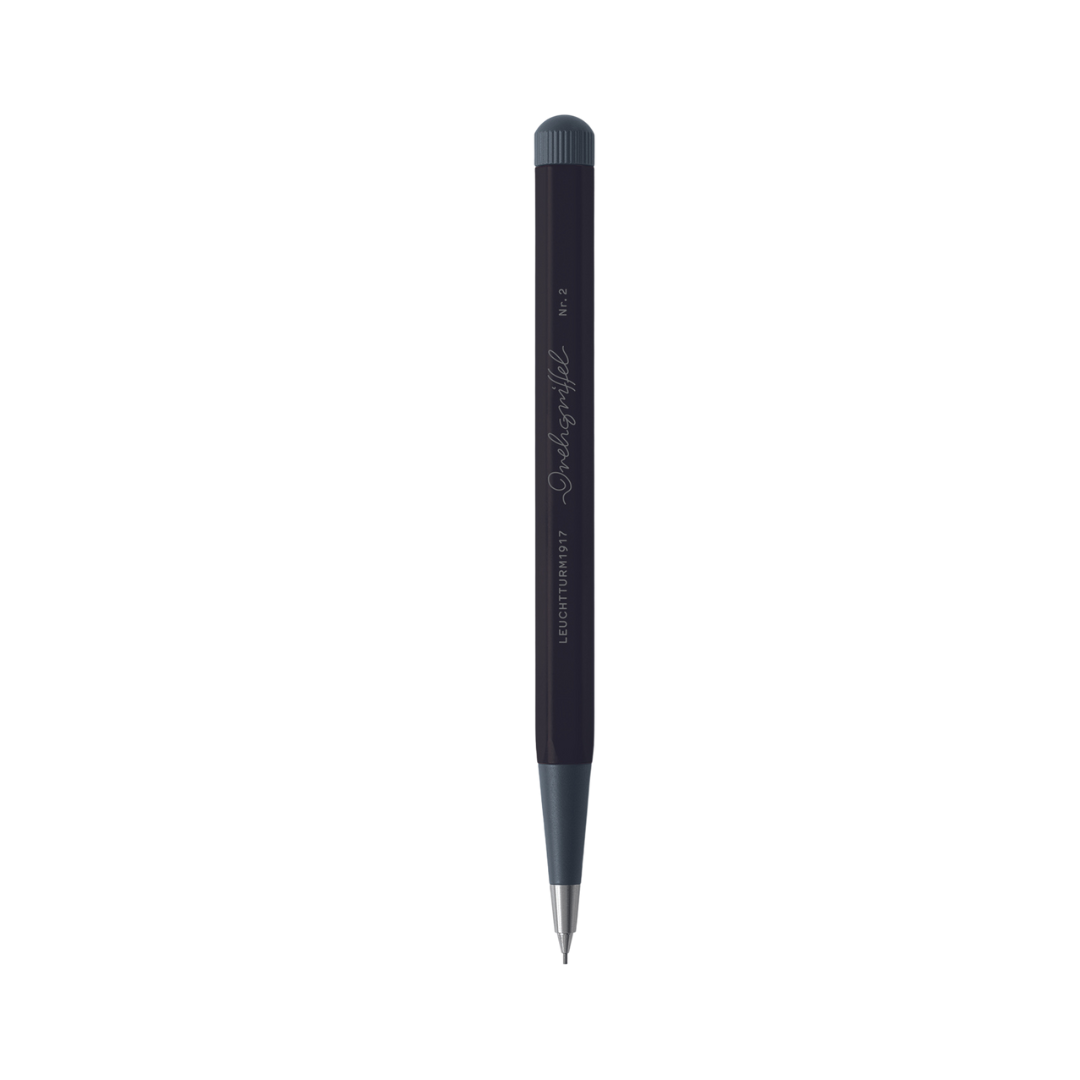 Leuchtturm1917 Drehgriffel NR. 2 Mechanical Pencil in Black — Leuchtturm1917 mechanical pencil — precision drafting and writing pencil, at Cityluxe Singapore