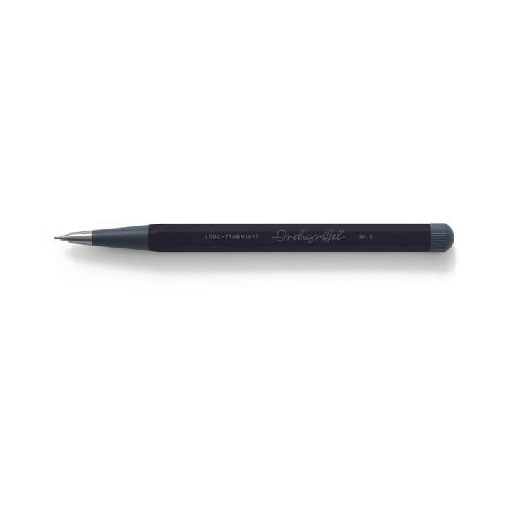 Leuchtturm1917 Drehgriffel NR. 2 Mechanical Pencil in Black — Leuchtturm1917 mechanical pencil — precision drafting and writing pencil, at Cityluxe Singapore