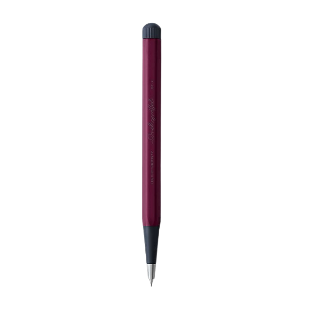 Leuchtturm1917 Drehgriffel NR. 2 Mechanical Pencil in Port Red — Leuchtturm1917 mechanical pencil — precision drafting and writing pencil, at Cityluxe Singapore