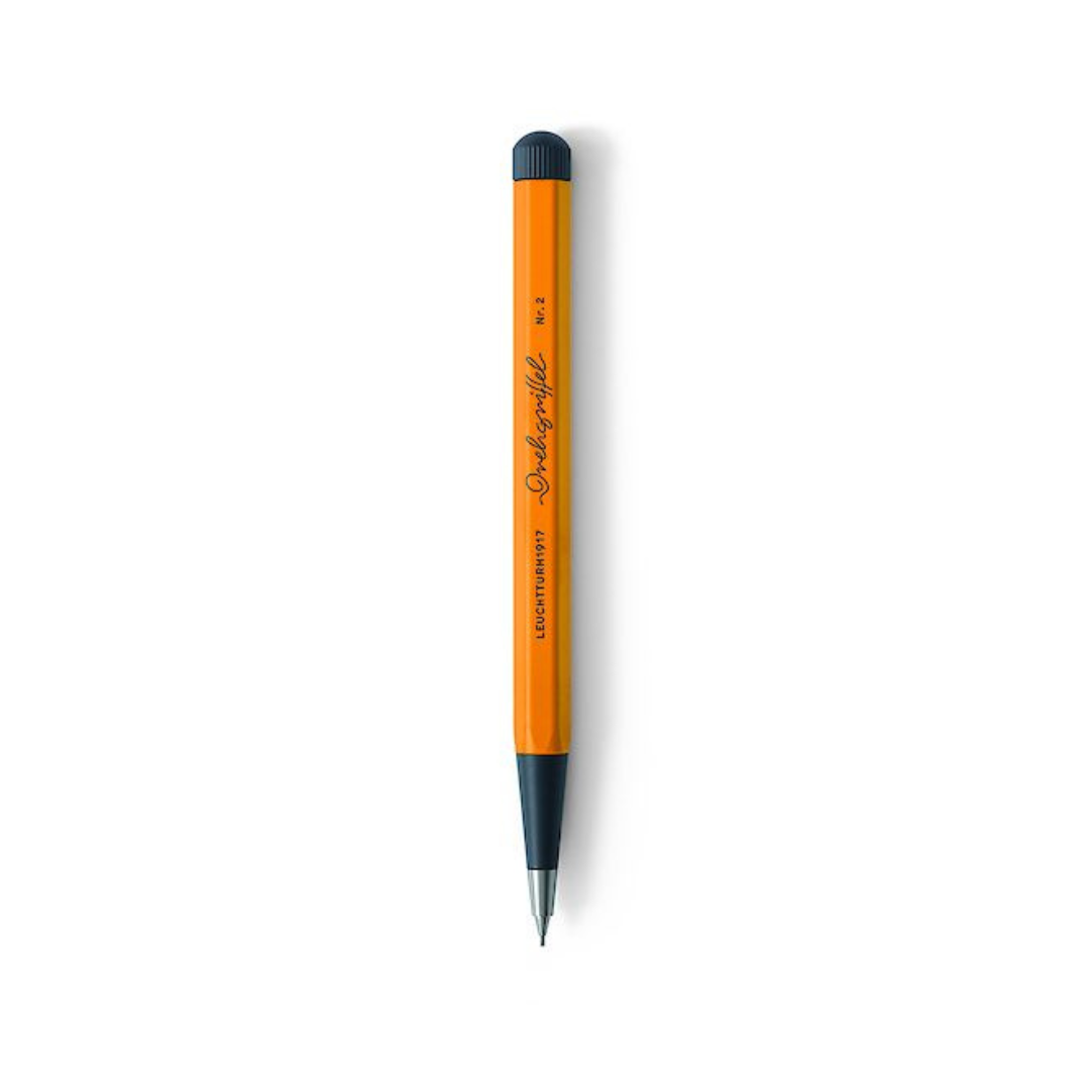 Leuchtturm1917 Drehgriffel NR. 2 Mechanical Pencil in Rising Sun — Leuchtturm1917 mechanical pencil — precision drafting and writing pencil, at Cityluxe Singapore