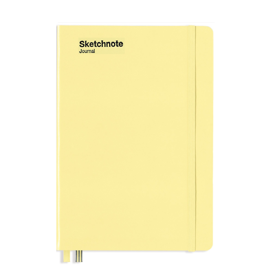 Leuchtturm1917 A5 Medium Sketchnote Hardcover Journal in Vanila — Leuchtturm1917 notebook — quality writing journal with premium paper, at Cityluxe Singapore stationery store