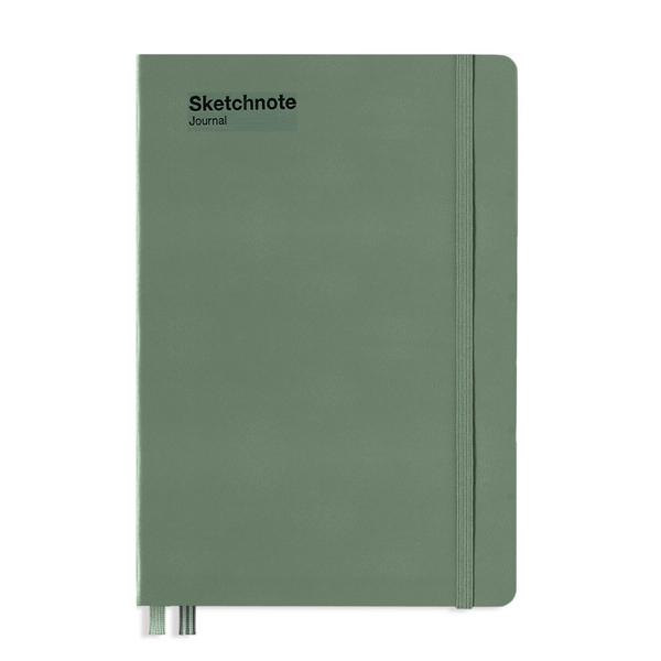 Load image into Gallery viewer, Leuchtturm1917 A5 Medium Sketchnote Hardcover Journal - Olive
