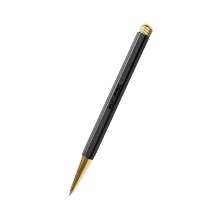 Leuchtturm1917 Bullet Journal Edition Drehgriffel Nr.1 Gel Pen in Black Matte — Leuchtturm1917 gel pen — premium stationery and lifestyle, at Cityluxe Singapore