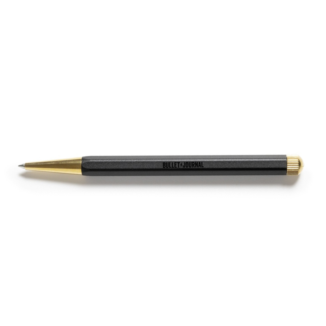 Leuchtturm1917 Bullet Journal Edition Drehgriffel Nr.1 Gel Pen in Black Matte — Leuchtturm1917 gel pen — premium stationery and lifestyle, at Cityluxe Singapore
