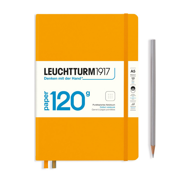 Load image into Gallery viewer, Leuchtturm1917 120G Edition A5 Medium Hardcover Notebook - Dotted / Rising Sun
