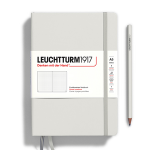 Leuchtturm1917 Natural Colours A5 Medium Hardcover Notebook - Light Grey
