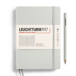 Leuchtturm1917 Natural Colours A5 Medium Hardcover Notebook - Light Grey