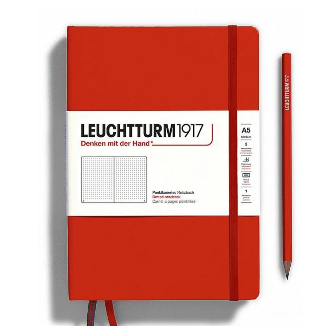 Leuchtturm1917 Natural Colours A5 Medium Hardcover Notebook - Fox Red