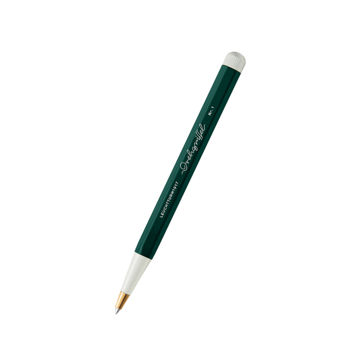 Leuchtturm1917 Natural Colours Drehgriffel Nr. 1 Ballpoint Pen - Forest Green — capped