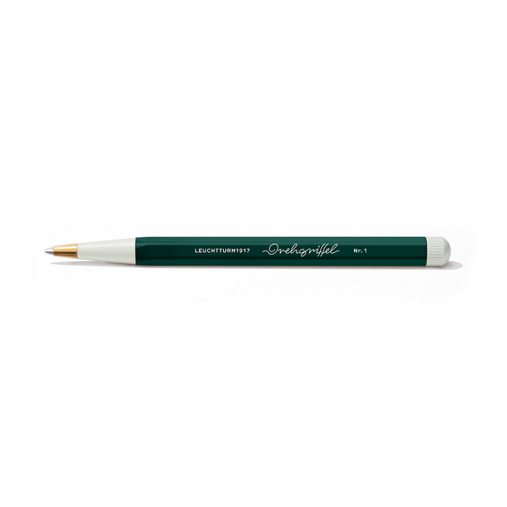 Leuchtturm1917 Natural Colours Drehgriffel Nr. 1 Ballpoint Pen - Forest Green — tip detail