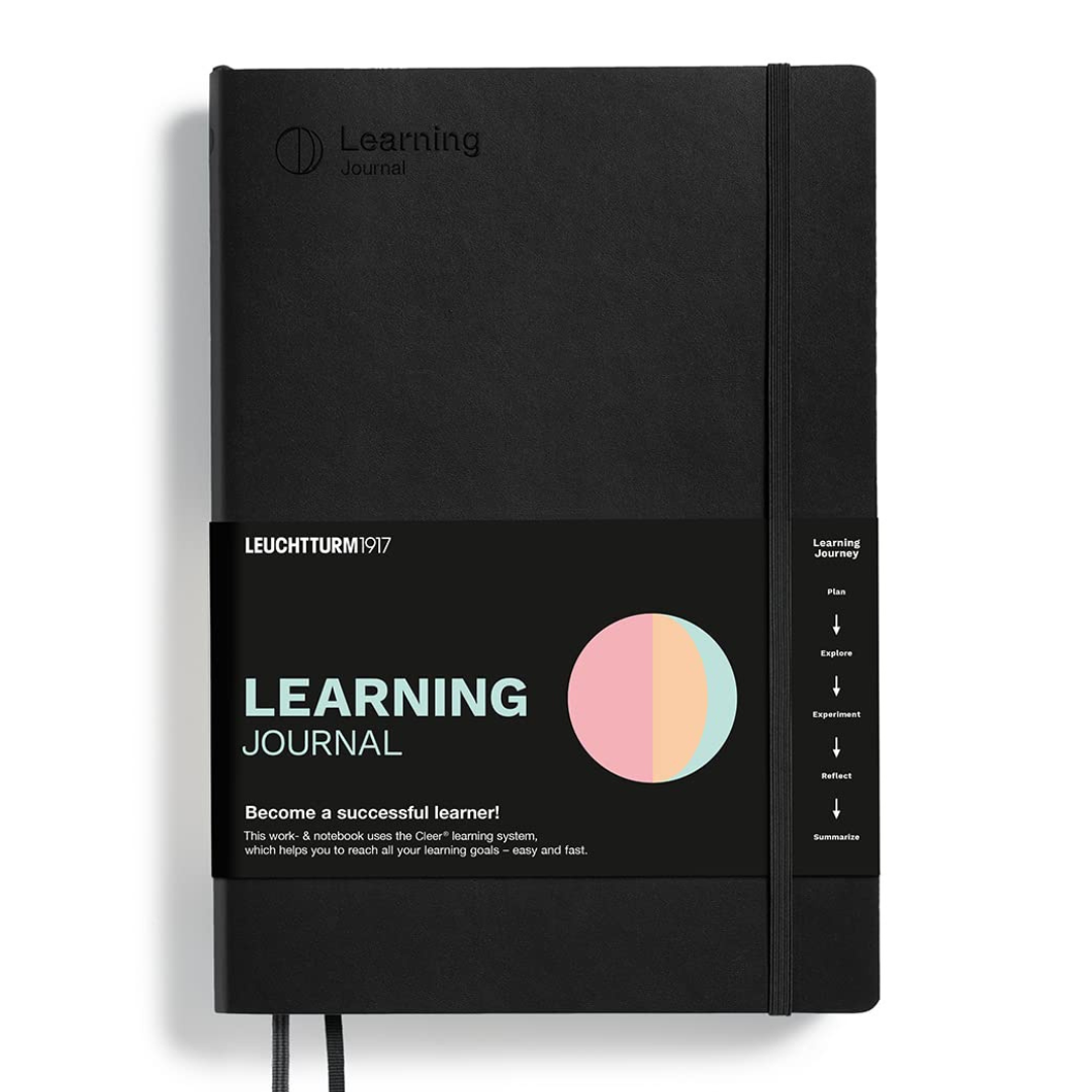 Leuchtturm1917 B5 Composition Softcover Learning Journal in Black — Leuchtturm1917 notebook — quality writing journal with premium paper, at Cityluxe Singapore stationery store