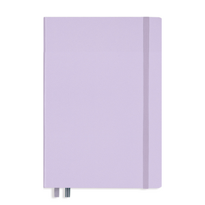 Leuchtturm1917 A5 Medium Hardcover Weekly Planner & Notebook with Booklet 2024 - Lilac