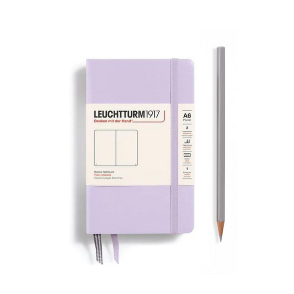 Load image into Gallery viewer, Leuchtturm1917 A6 Pocket Hardcover Notebook - Plain / Lilac
