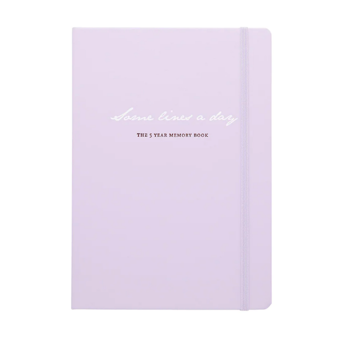 Leuchtturm1917 Some Lines A Day A5 Medium Hardcover Notebook in Lilac — Leuchtturm1917 notebook — quality writing journal with premium paper, at Cityluxe Singapore stationery store
