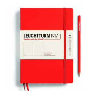 Leuchtturm1917 Recombine A5 Medium Hardcover Notebook - Plain / Lobster