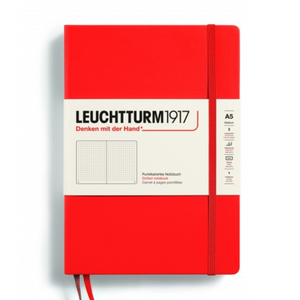 Leuchtturm1917 Recombine A5 Medium Hardcover Notebook - Dotted / Lobster