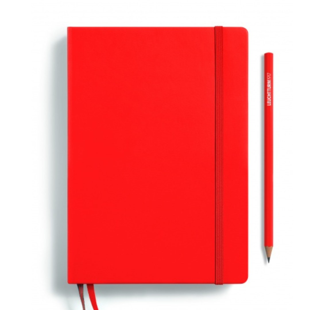 Leuchtturm1917 Recombine A5 Medium Hardcover Notebook - Dotted / Lobster