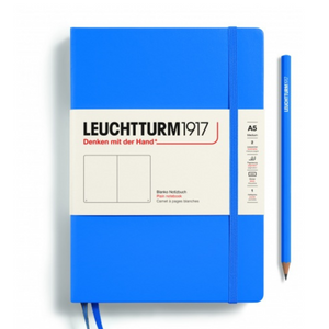 Leuchtturm1917 Recombine A5 Medium Hardcover Notebook - Plain / Sky