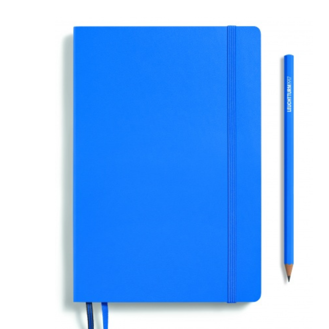 Leuchtturm1917 Recombine A5 Medium Hardcover Notebook - Dotted / Sky