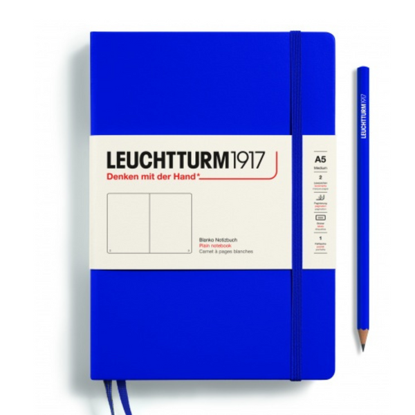 Load image into Gallery viewer, Leuchtturm1917 Recombine A5 Medium Hardcover Notebook - Plain / Ink
