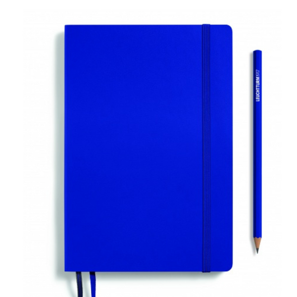 Load image into Gallery viewer, Leuchtturm1917 Recombine A5 Medium Hardcover Notebook - Plain / Ink
