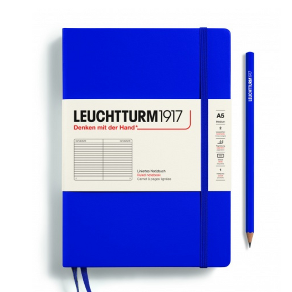 Load image into Gallery viewer, Leuchtturm1917 Recombine A5 Medium Hardcover Notebook - Ruled / Ink
