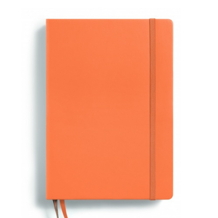 Leuchtturm1917 Recombine A5 Medium Softcover Notebook in Dotted / Apricot — Leuchtturm1917 notebook — quality writing journal with premium paper, at Cityluxe Singapore stationery store