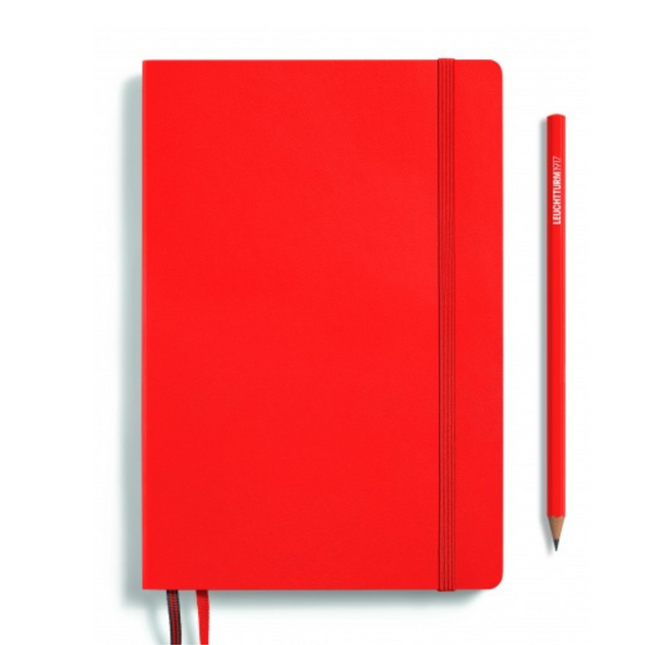 Leuchtturm1917 Recombine A5 Medium Softcover Notebook in Dotted / Lobster — Leuchtturm1917 notebook — quality writing journal with premium paper, at Cityluxe Singapore stationery store